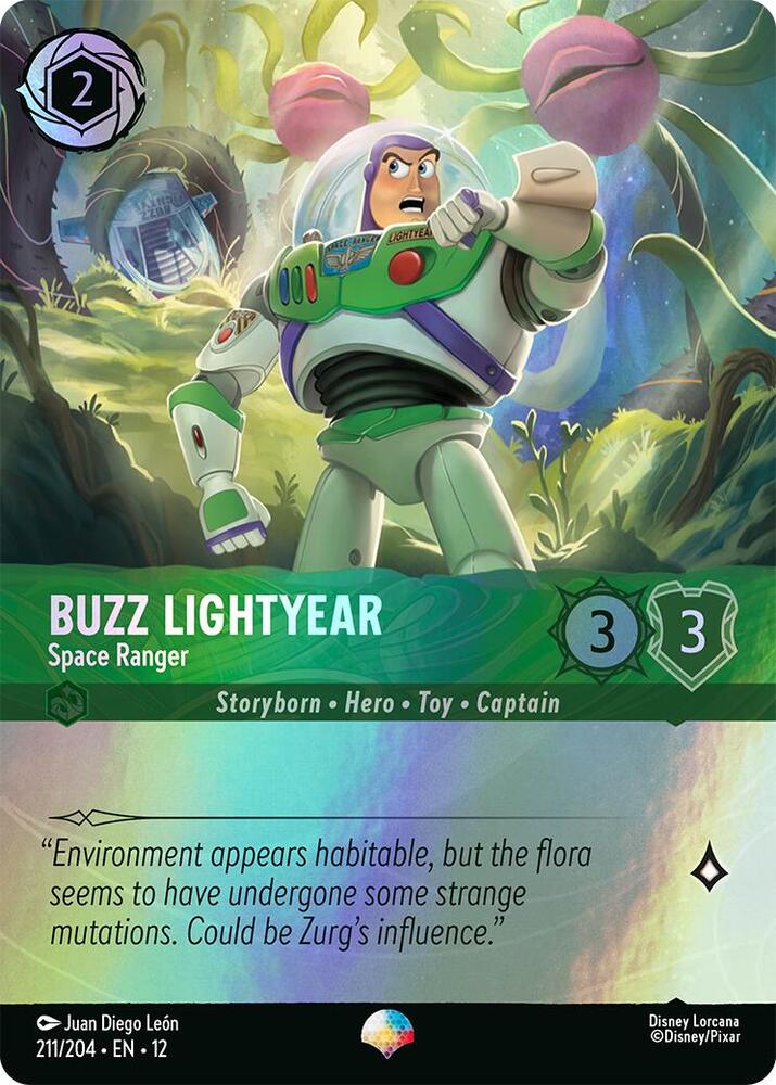 Buzz Lightyear Space Ranger Epic Disney Lorcana Wilds Unknown card image
