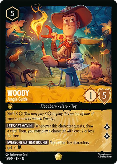 Woody Jungle Guide Disney Lorcana Wilds Unknown